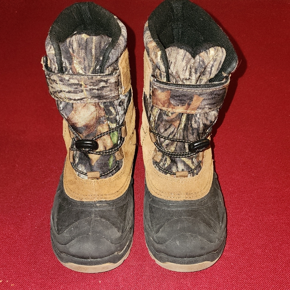Ozark Trail Kids Camouflage and Black Snow Boots